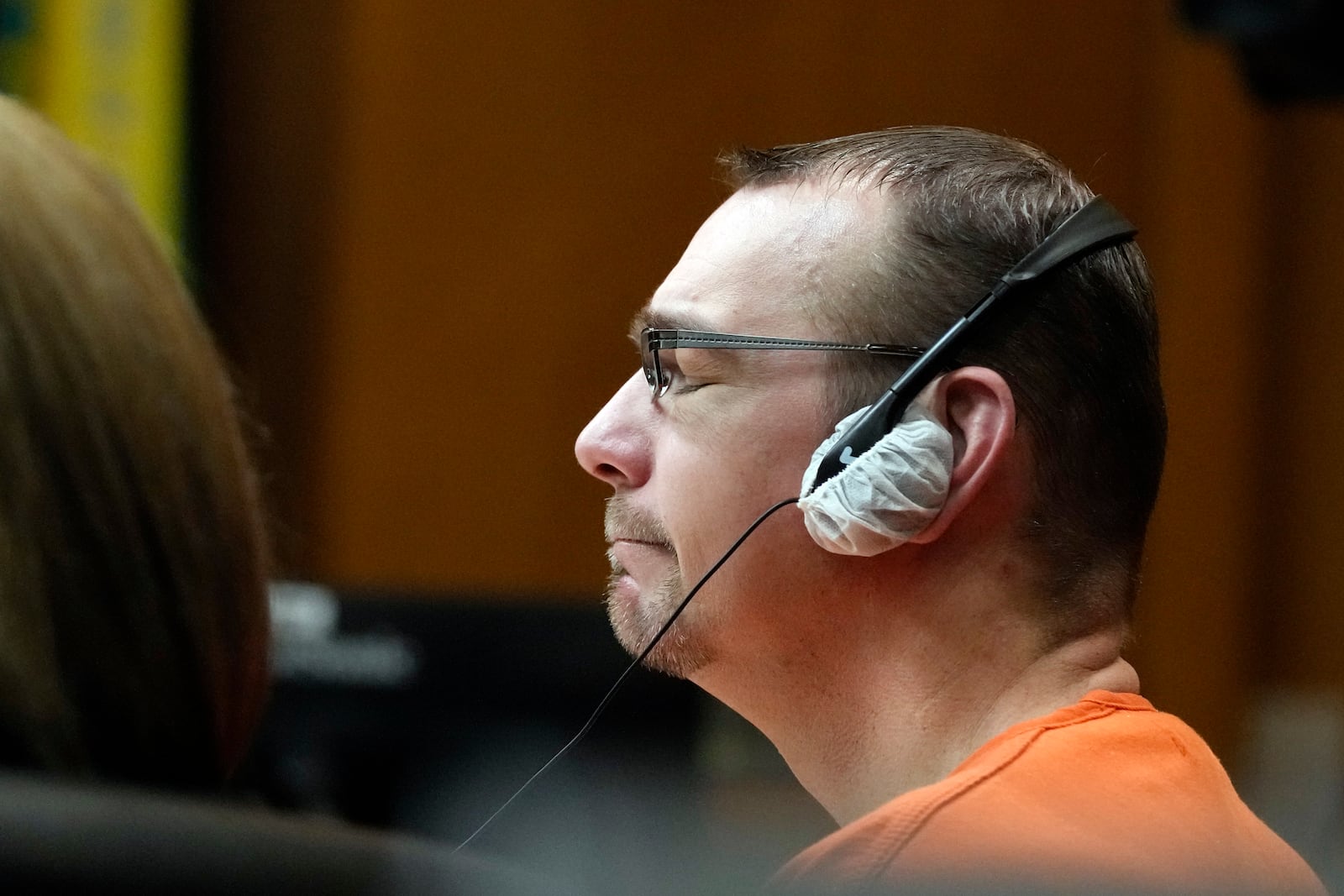 FILE - James Crumbley listens to a victim impact statement during his sentencing, April 9, 2024, in Pontiac, Mich.(AP Photo/Carlos Osorio, File)