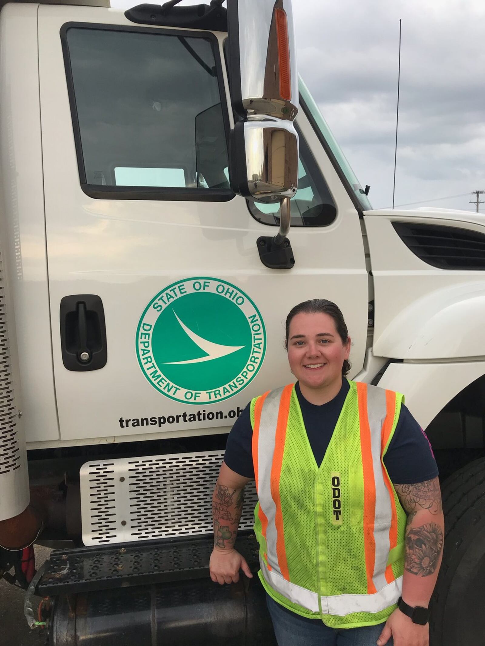 Women are increasingly joining the blue collar workforce in skilled jobs including construction and carpentry. Alicia Perkins does highway maintenance for ODOT in Clark County.