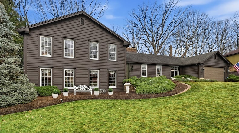 This traditional style split level home is in the Black Oak Estates neighborhood in Centerville. It features four bedrooms and sits on almost an acre wooded lot. CONTRIBUTED