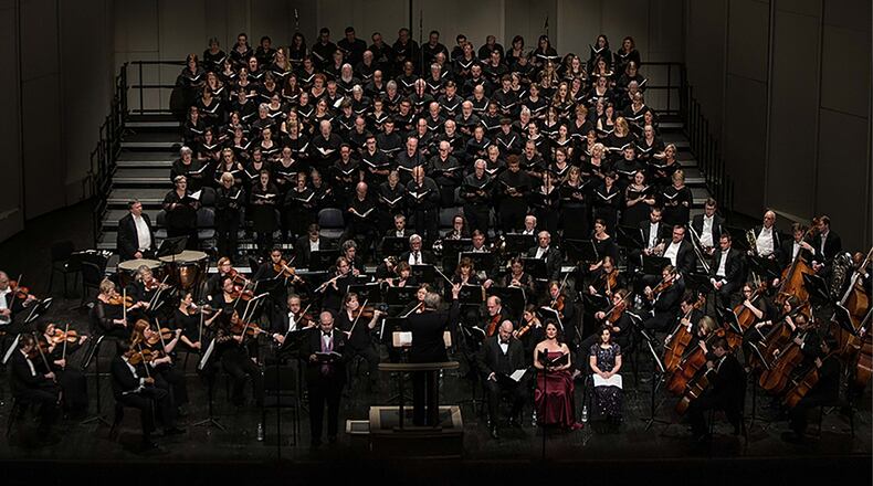 The Springfield Symphony Orchestra will combine with the Springfield Symphony Chorale for the final concert of the season on Saturday at the Clark State Performing Arts Center.