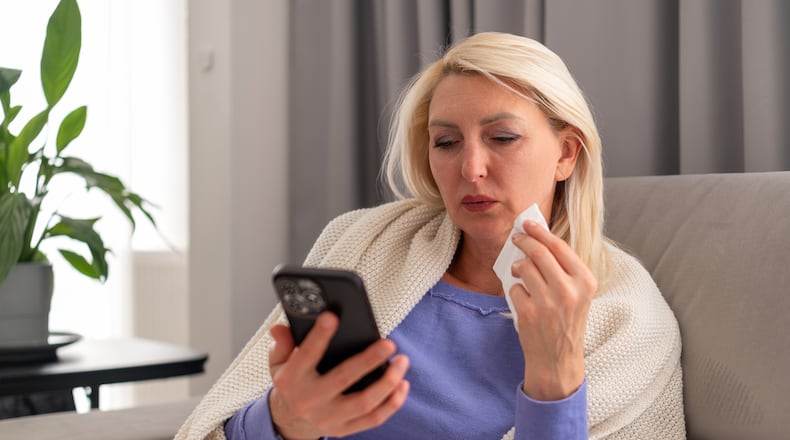 Flu season has arrived and folks are searching up their symptoms to figure out if they have the virus. ISTOCK