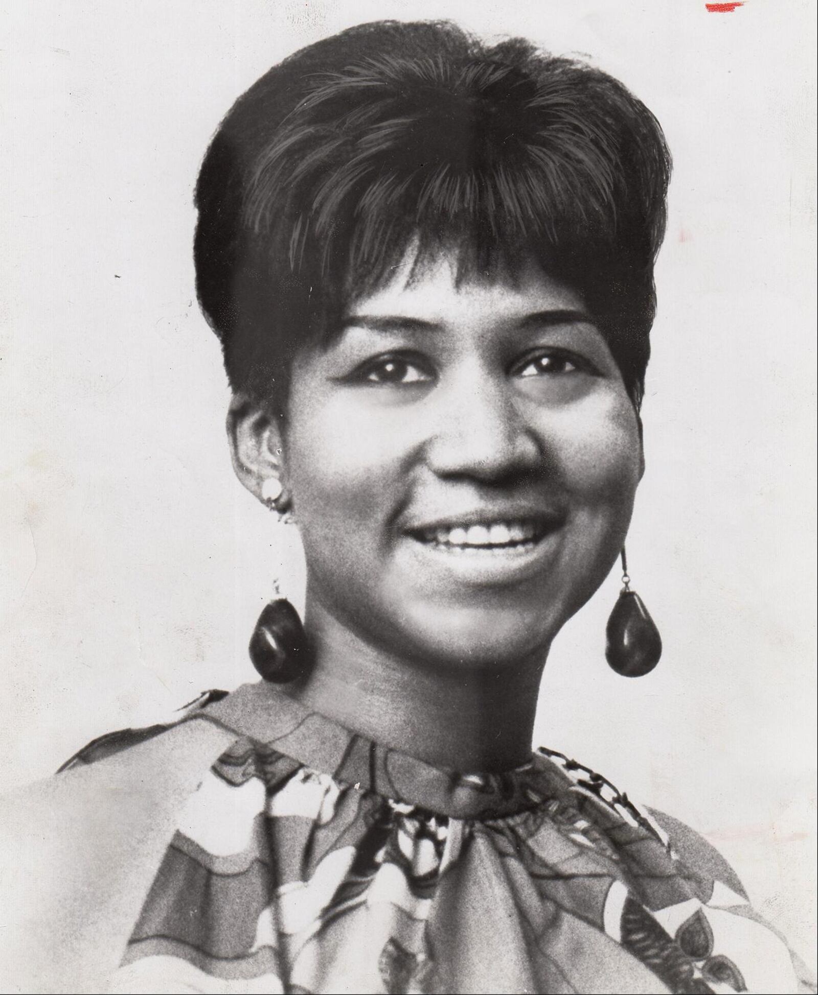 Aretha Franklin in a publicity photo from 1968. DAYTON DAILY NEWS / WRIGHT STATE UNIVERSITY SPECIAL COLLECTIONS