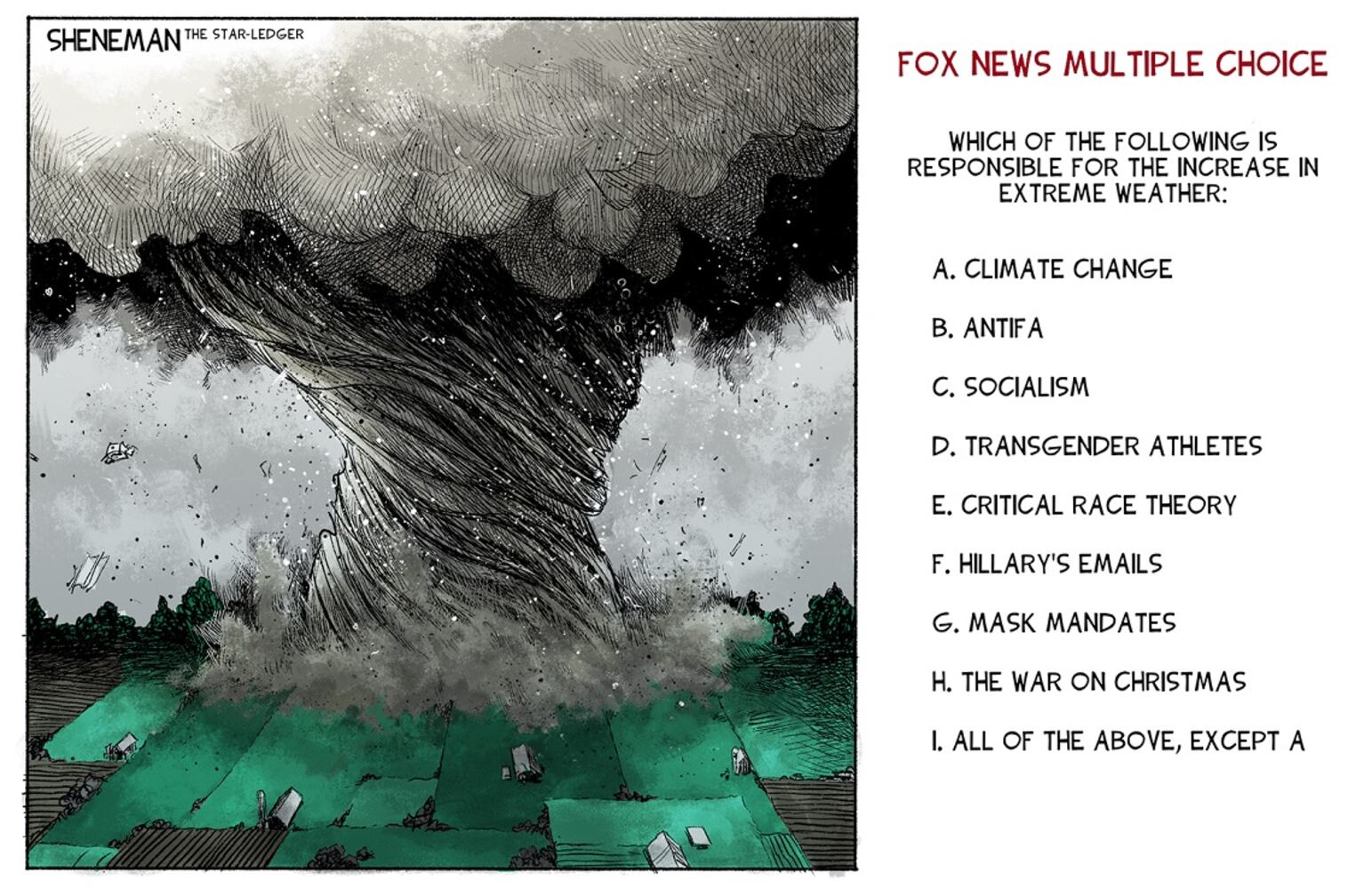 WEEK IN CARTOONS: COVID Christmas, deadly tornadoes, Joe Manchin and more