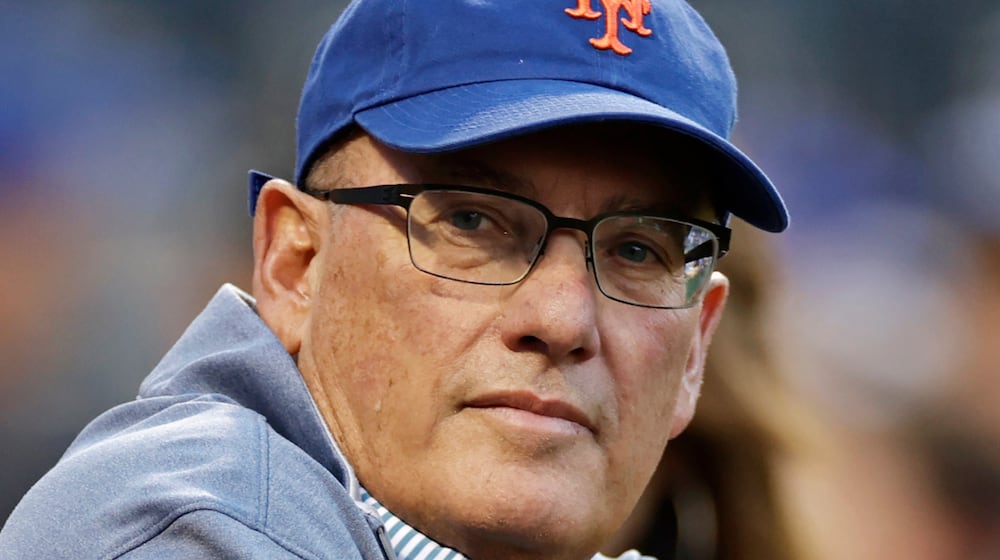 FILE - New York Mets owner Steve Cohen waits for the team's baseball game against the Los Angeles Dodgers, Aug. 31, 2022, in New York. (AP Photo/Adam Hunger, File)