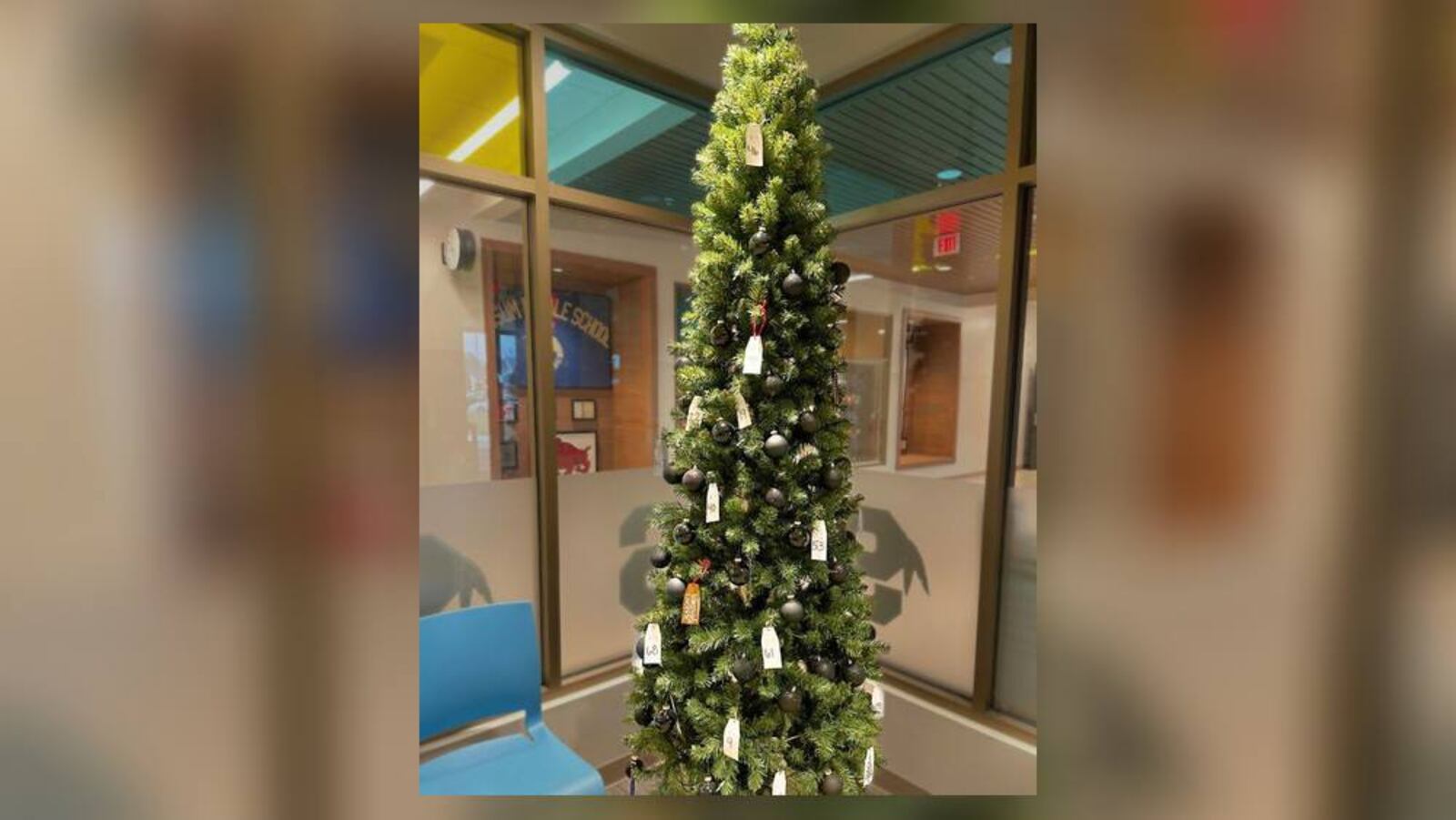 Shawnee Elementary continued its tradition of the Giving Tree, which started many years ago as a way for school and community members to partner to provide gifts during the holiday to families in need. A Christmas tree with tags was placed in the elementary lobby at the beginning of December for families and community members to take tags and purchase gifts. Contributed