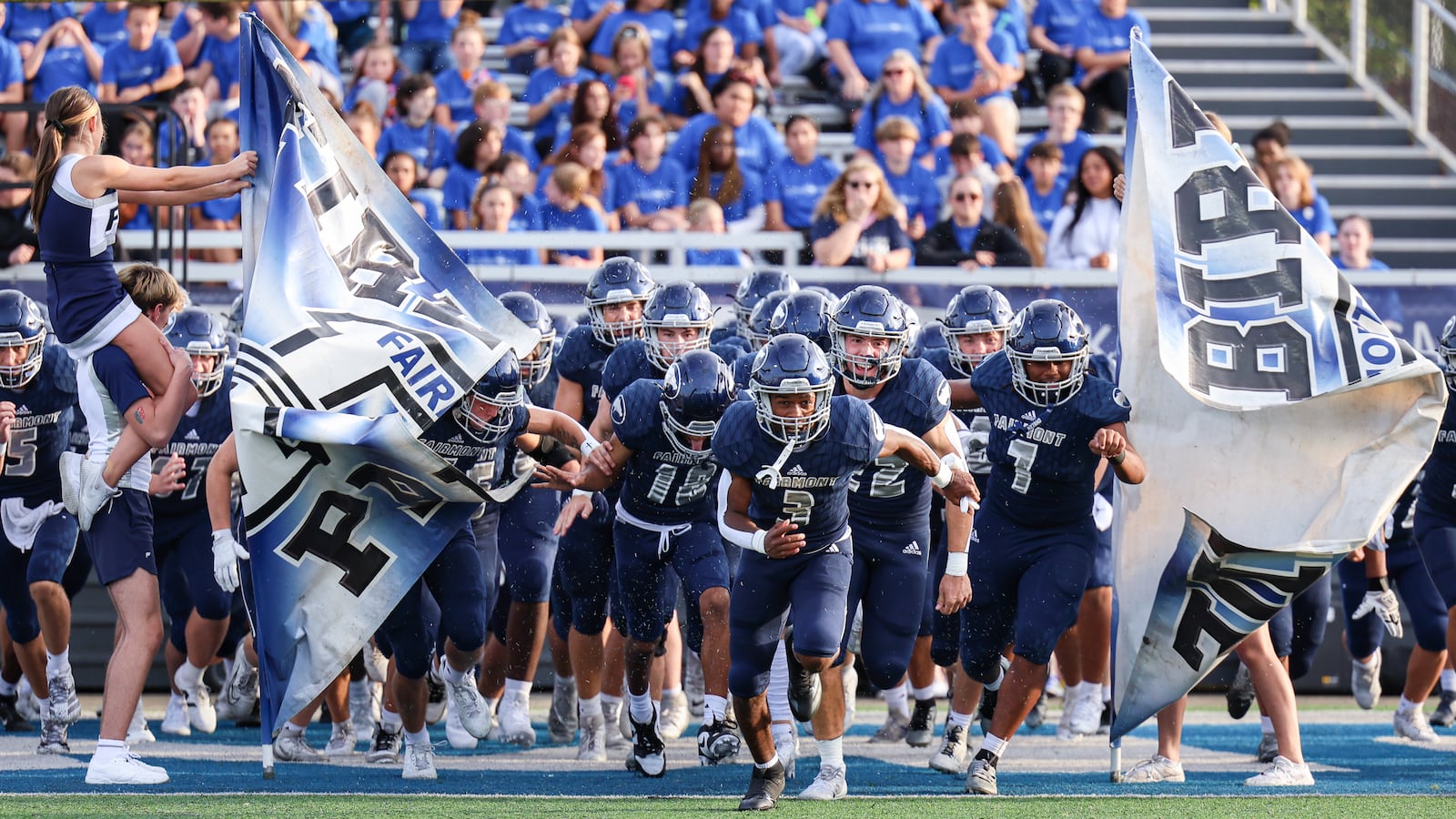Photos from Trotwood-Madison's 22-21 win over Fairmont in a nonconference game on Friday, Aug. 29 at Roush Stadium in Kettering. The Rams improved to 2-0, and the Firebirds fell to 0-2. BRYANT BILLING / STAFF