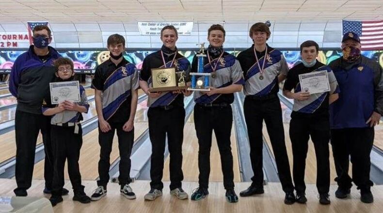 The Emmanuel Christian boys bowling team. CONTRIBUTED