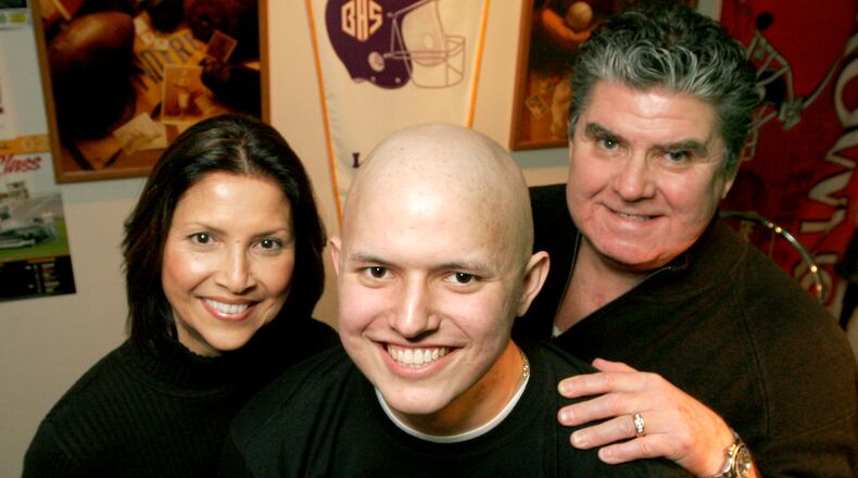 Blake LaForce and his parents Linda and Mark. Lisa Powell/STAFF