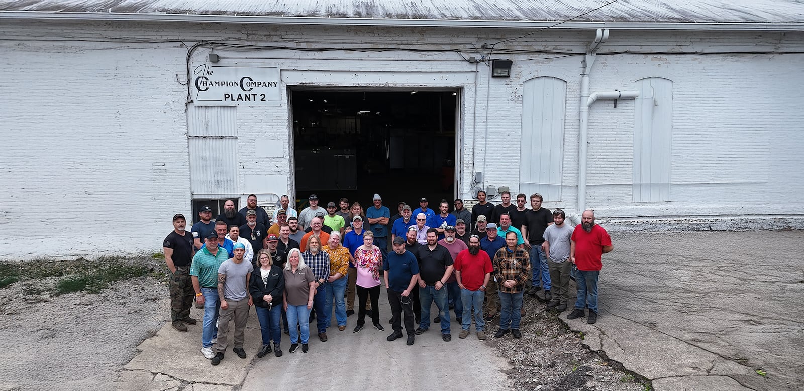 The team at The Champion GSE in Springfield. The Champion GSE is a Springfield company, 400 Harrison St., that does design, production and maintenance of containers for transporting sensitive items in the ground support equipment industry to meet the needs of military, aerospace systems and power generation. In October 2025, the company announced plans to expand and increase its workforce in the coming years. CONTRIBUTED