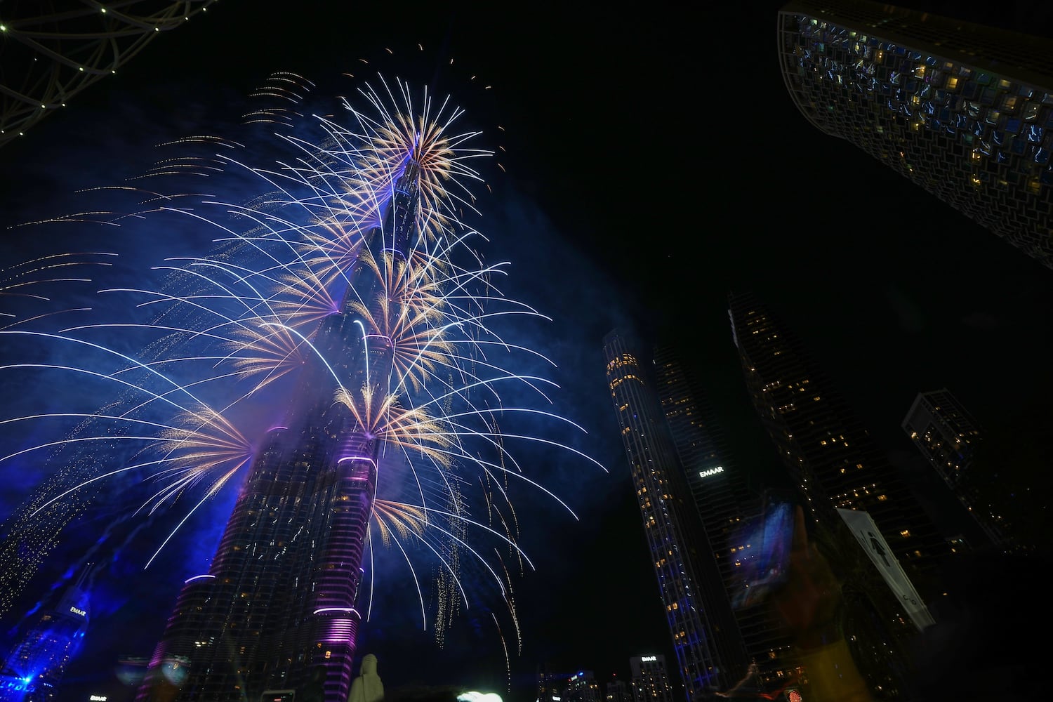 APTOPIX New Year's Eve Emirates