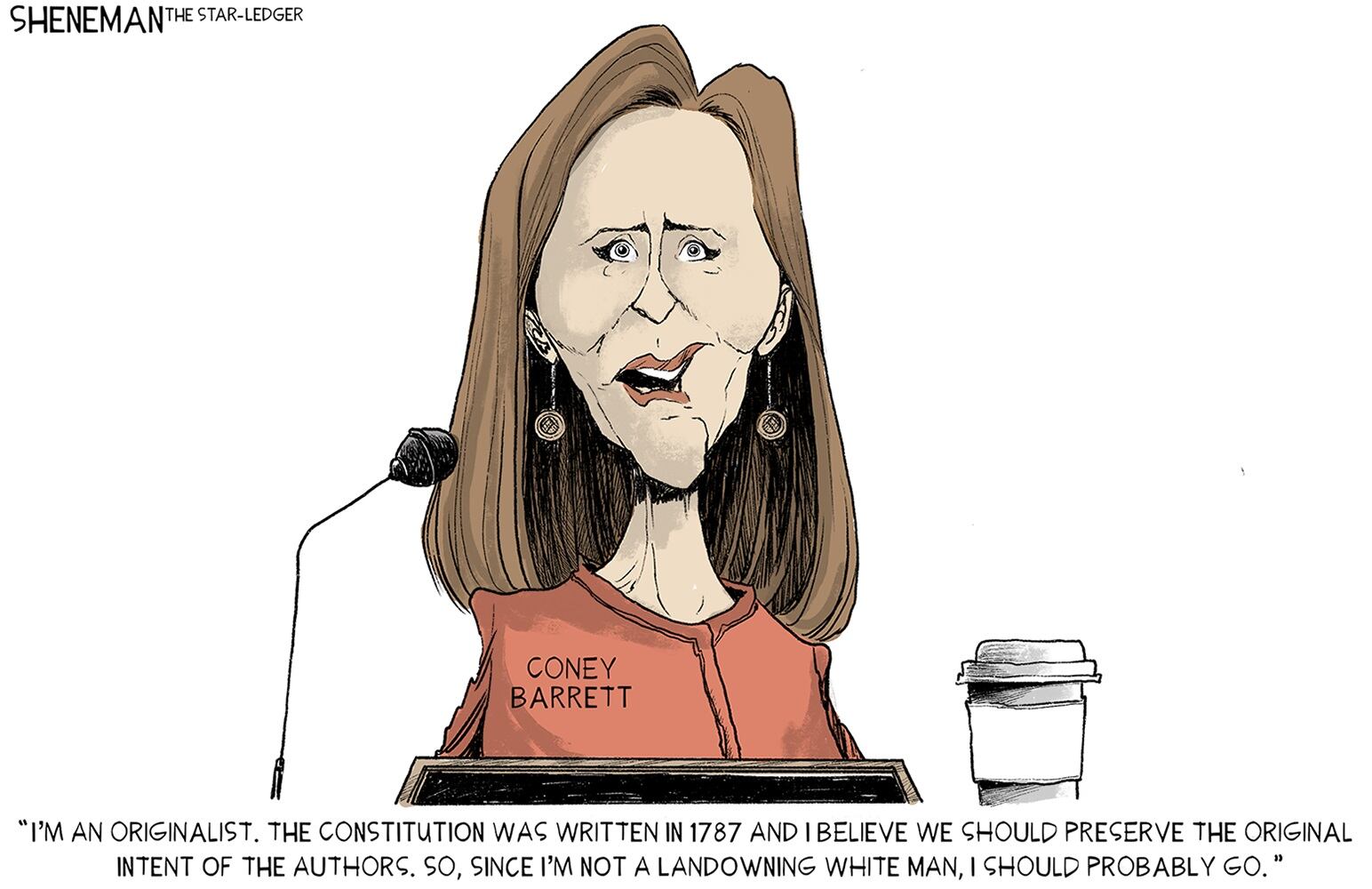 Week in cartoons: Town halls, Amy Coney Barrett and more