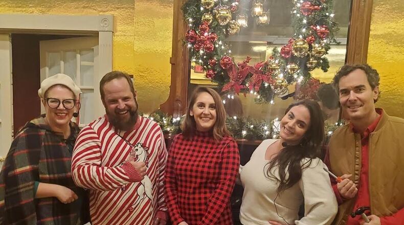 Queen City Murder Mystery Company will present "A Hallmark Christmas Murder Mystery" on Dec. 10, 2023 at Basil 1791 in Hamilton. CONTRIBUTED