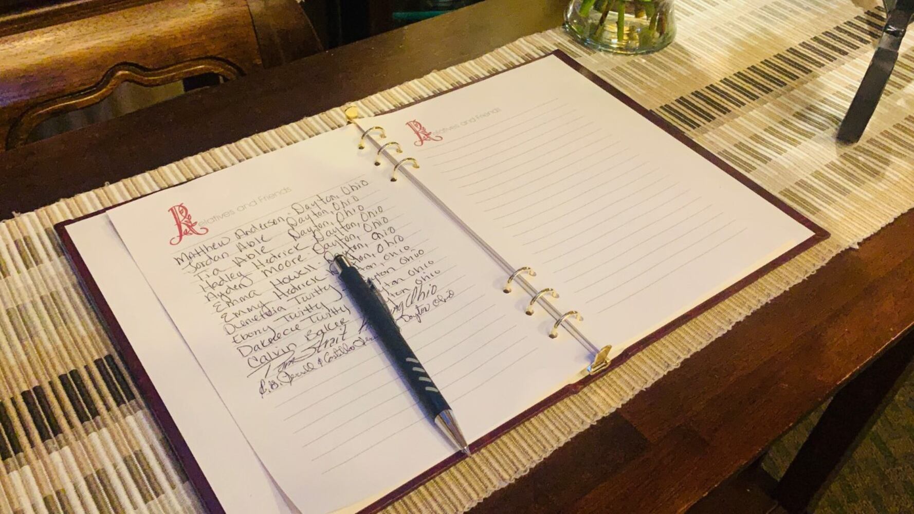 PHOTO: Condolences book for Kobe, Gianna Bryant fills with names