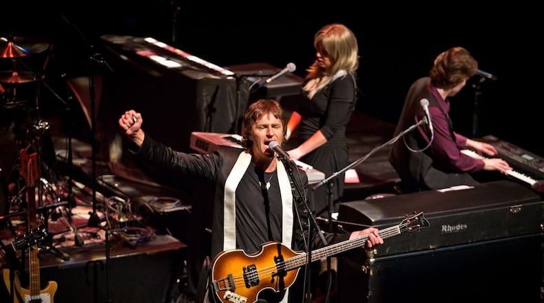 Yuri Pool channels Paul McCartney and Laura Gagnon is Linda McCartney in The McCartney Years: The Premiere Paul McCartney Concert Experience, taking on songs of Wings and The Beatles. CONTRIBUTED