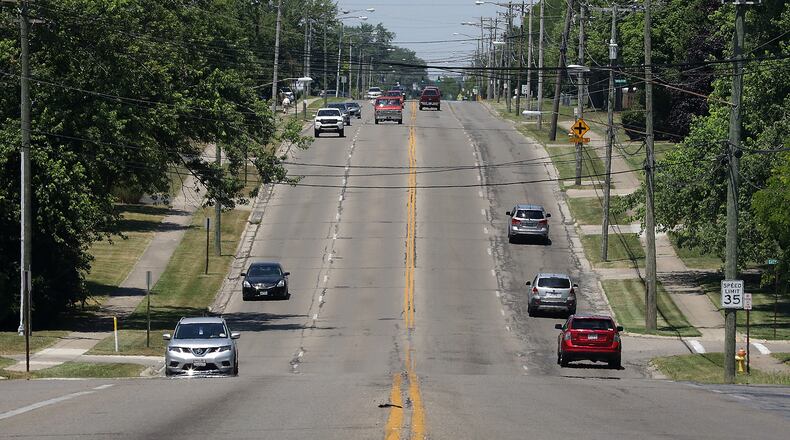 Derr Road between Home Road and Villa Road. BILL LACKEY/STAFF