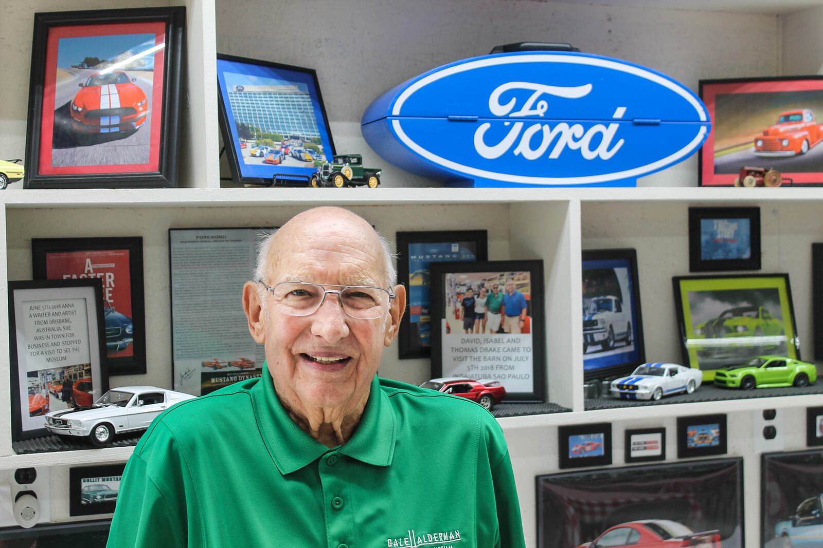 Ford Mustang designer Gale Halderman of Tipp City. LEO DELUCA / DAYTON HISTORY