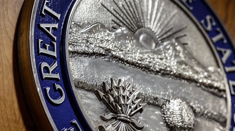 Montgomery County Common Pleas Courtroom photo. JIM NOELKER/STAFF