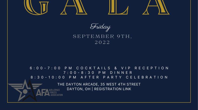 Air Force gala flier.