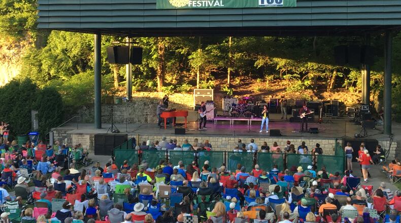 Journey tribute band Resurrection’s Summer Arts Festival concert last Saturday, June 10, drew an estimated 11,500 people and was videotaped by the band for an upcoming video on its website. CONTRIBUTED