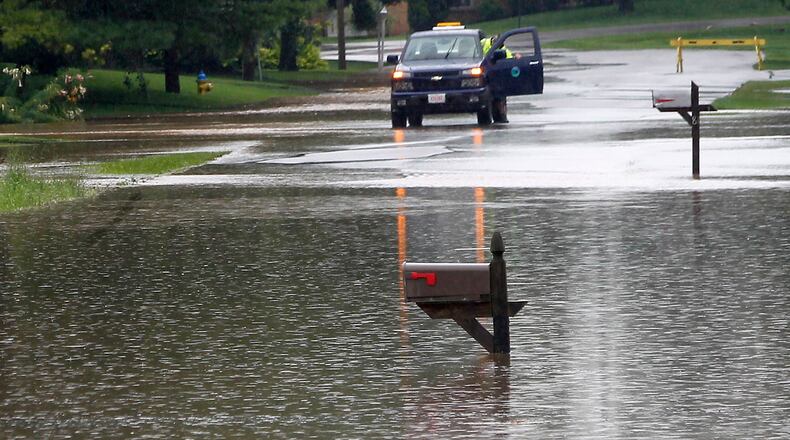 ARPA funding will go to a stormwater improvement project in the Enon-Xenia Road area. Bill Lackey/Staff