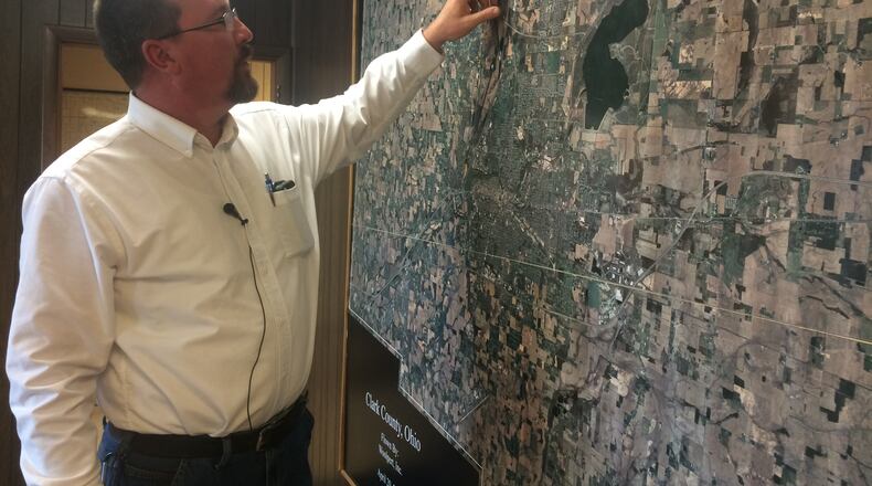 Clark County Engineer Johnathan Burr. Katherine Collins/Staff