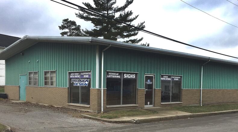 This unoccupied building in the 100 block of Runkle Street in West Liberty will be the new home of the villages police department. JEFF GUERINI/STAFF