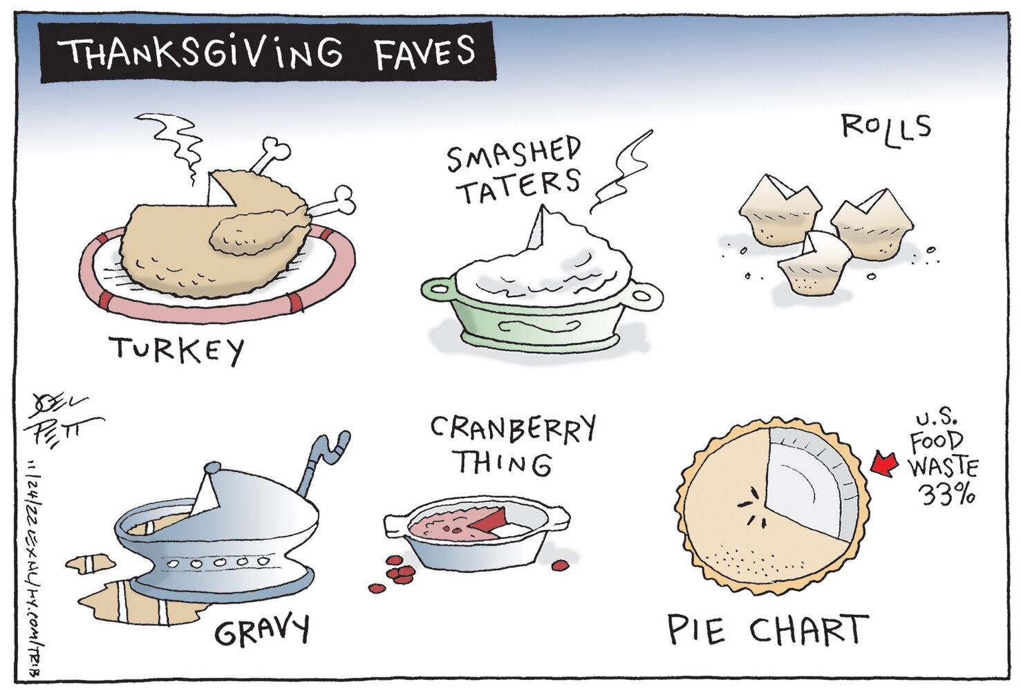 WEEK IN CARTOONS: Thanksgiving, crypto and more
