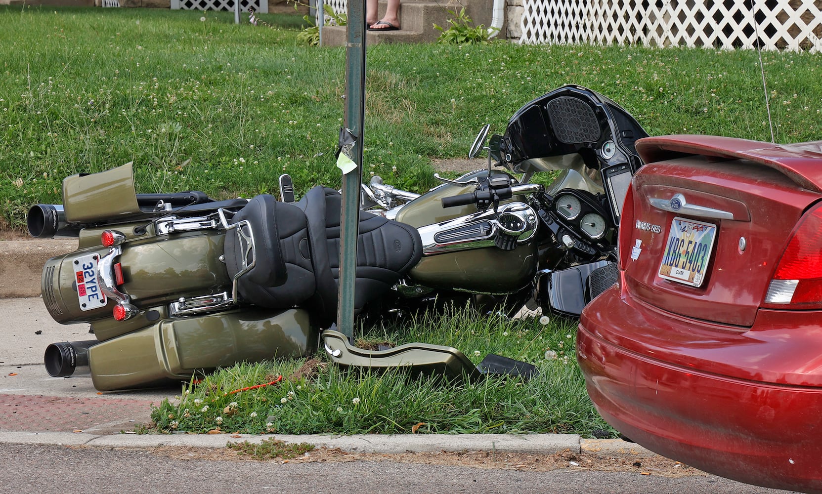 Motorcycle Crash SNS