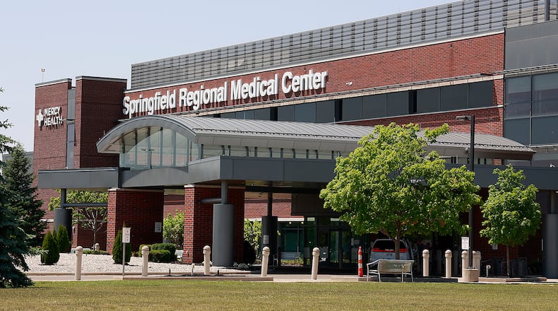 Mercy Health's Springfield Regional Medical Center June 2, 2023. BILL LACKEY/STAFF