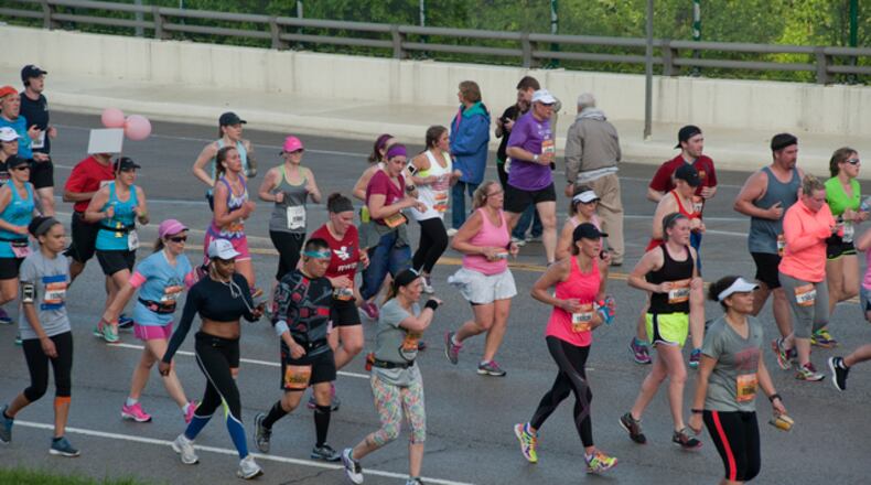 People participate in the 18th Flying Pig Marathon May 1, 2016. FILE/WCPO