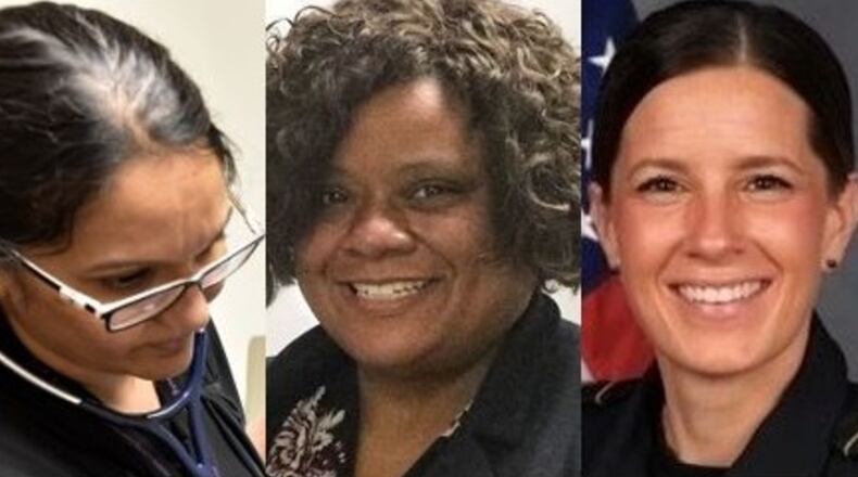 Dr. Yamini Teegala, Allison Elliott and Tyra Jackson