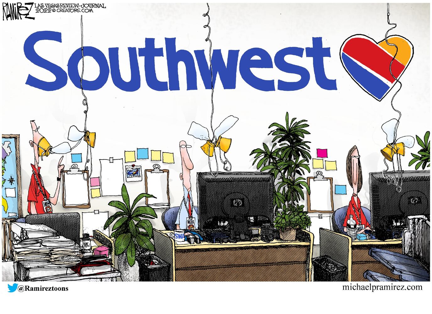WEEK IN CARTOONS: New Year, Southwest, George Santos and more