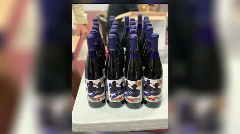 Brandeberry Winery will host a Hero in Blue fundraiser to honor deputies Matt Yates and Suzanne Hopper and raise money to buy safety equipment for the Clark County Sheriff's Office. They're releasing a new Hero in Blue sweet blueberry Riesling wine and donating $4 per bottle. The wine label was designed by Deputy George Bennett. Contributed
