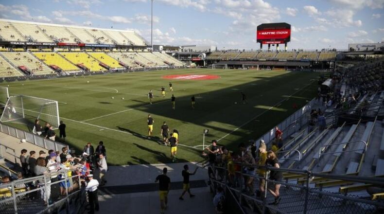 MAPFRE Stadium on the Ohio state fairgrounds. Joshua A. Bickel / Columbus Dispatch