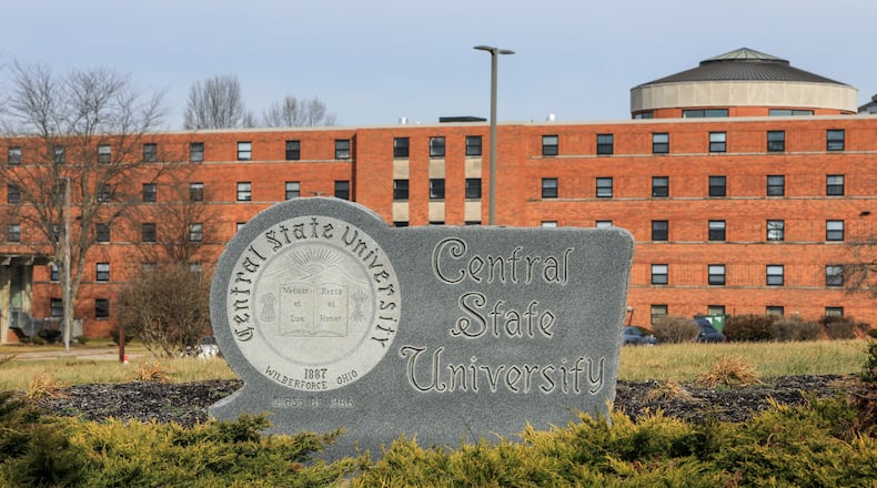 Central State University is located in Wilberforce, northwest of Xenia. BRYANT BILLING/STAFF
