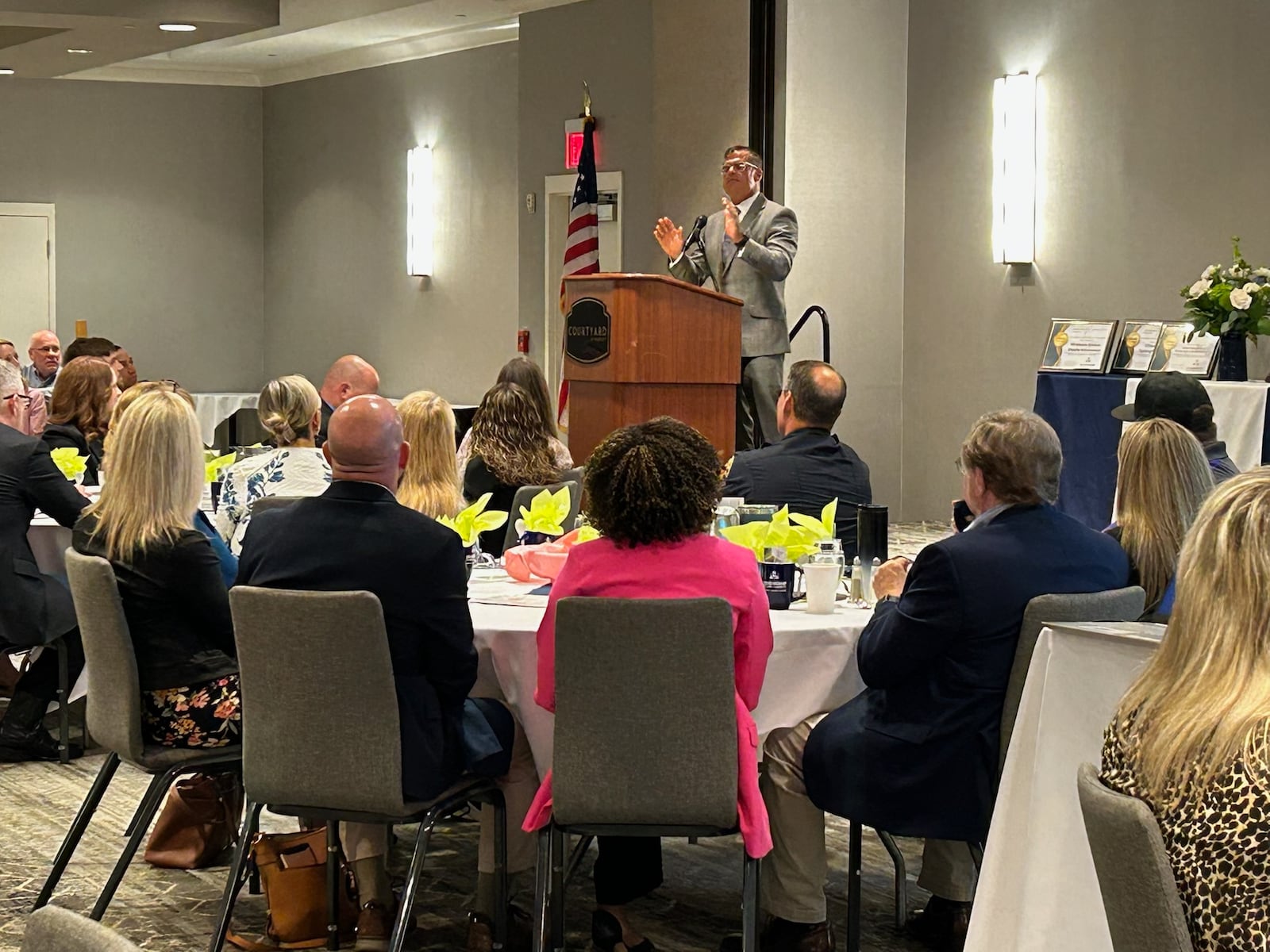 Leadership Clark County held its second annual Community Connection Awards June 5, where Andy Wilson, Ohio's public service director, was the guest speaker. Brooke Spurlock/Staff