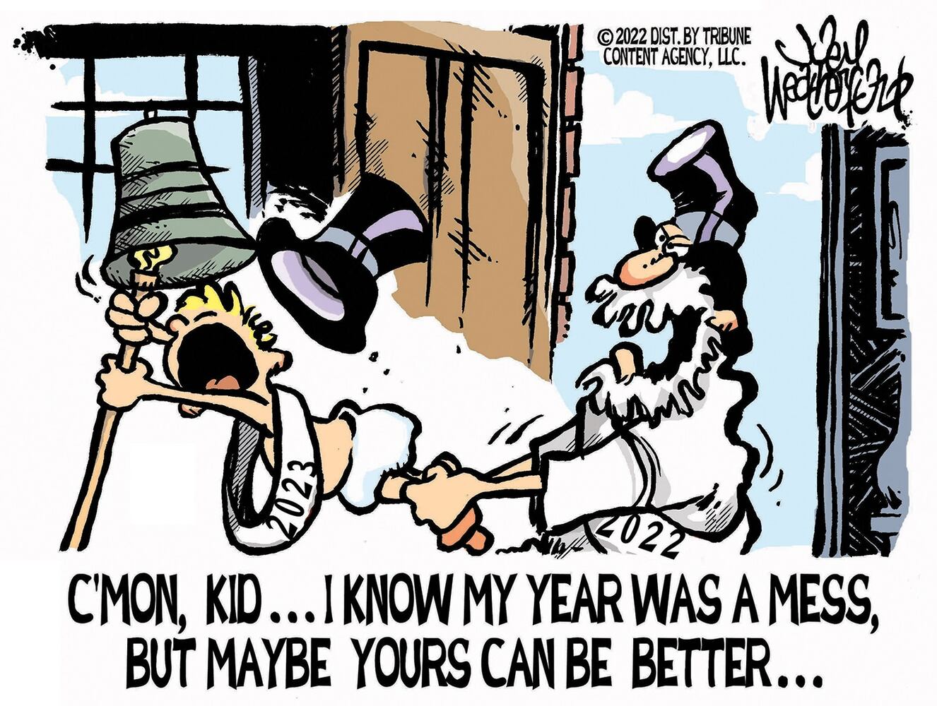 WEEK IN CARTOONS: New Year, Southwest, George Santos and more