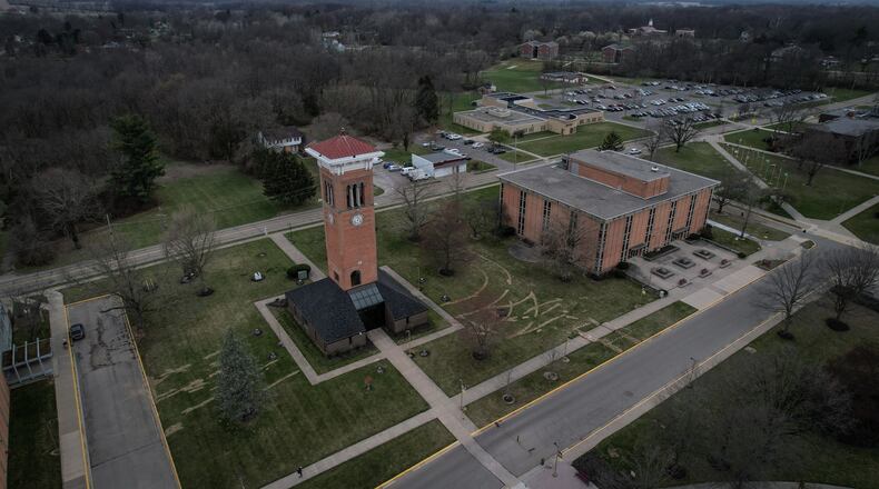 Central State University is investigating an incident that happen between a male student and a campus police officer Saturday evening in a residence hall. JIM NOELKER/STAFF