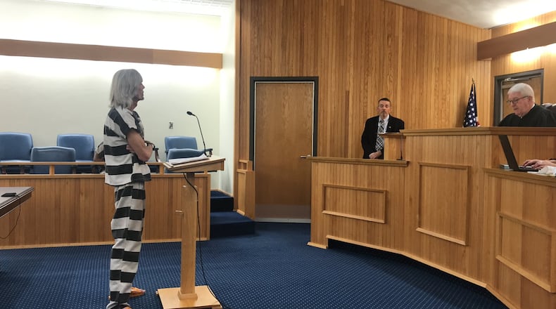 Jackie Eubank was arraigned in Clark County Municipal Court on Thursday. Riley Newton/Staff