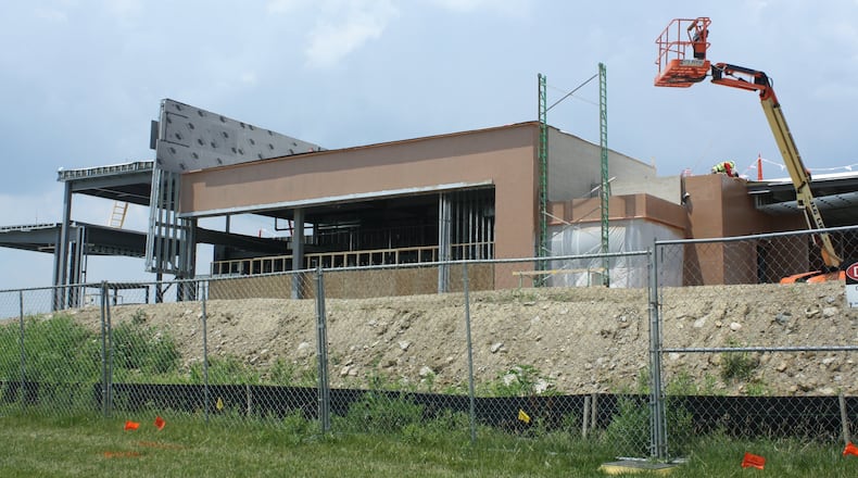 Premier Health is building a new freestanding emergency room along Austin Boulevard, which will open later this year. BAILEY GALLION/STAFF WRITER