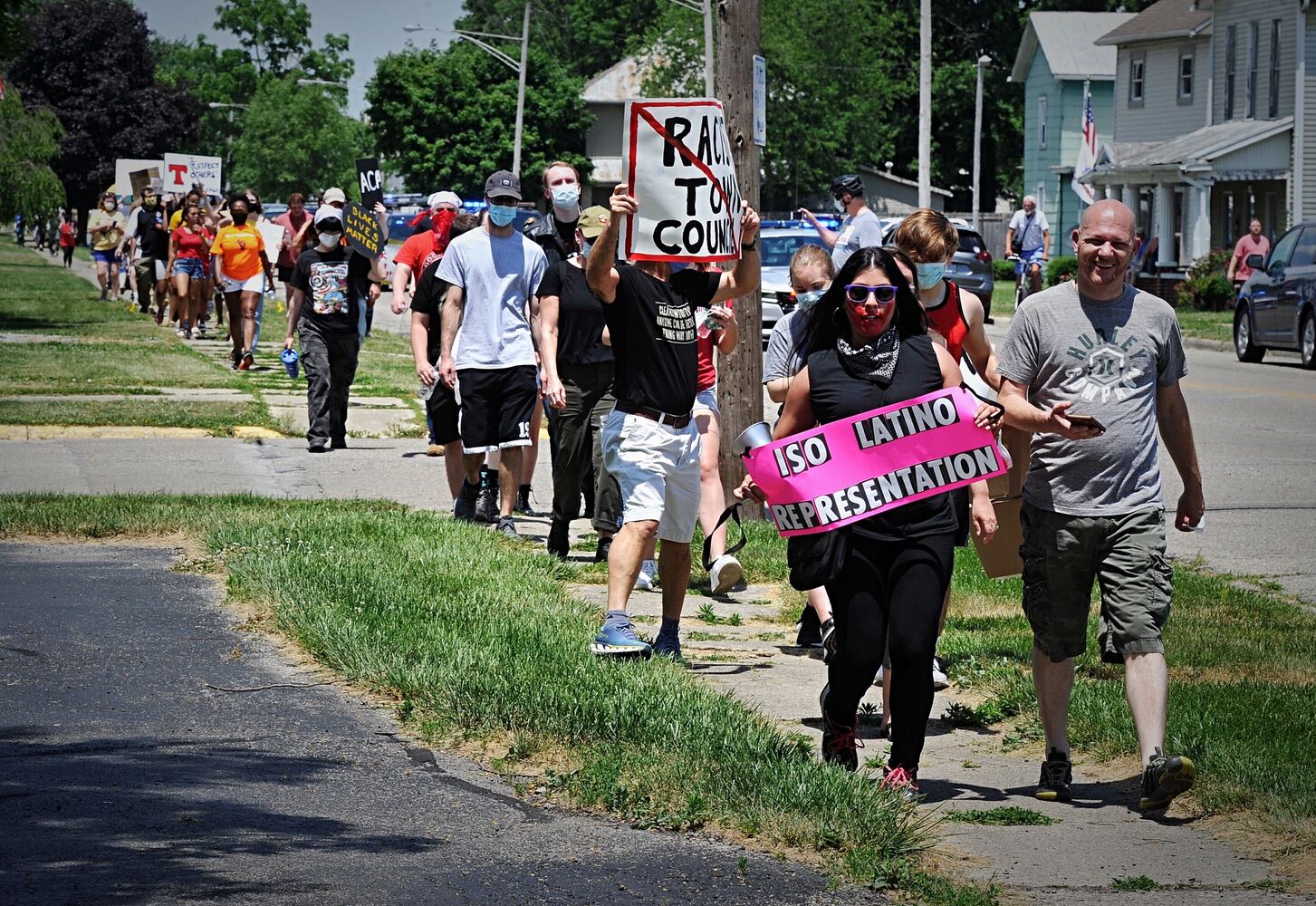 PHOTOS: Protests held in New Carlisle