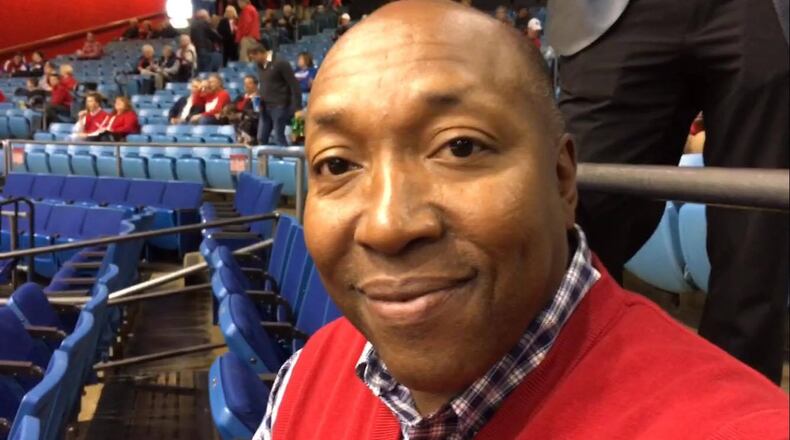 Johnny Davis at UD Arena on Saturday. David Jablonski/Staff