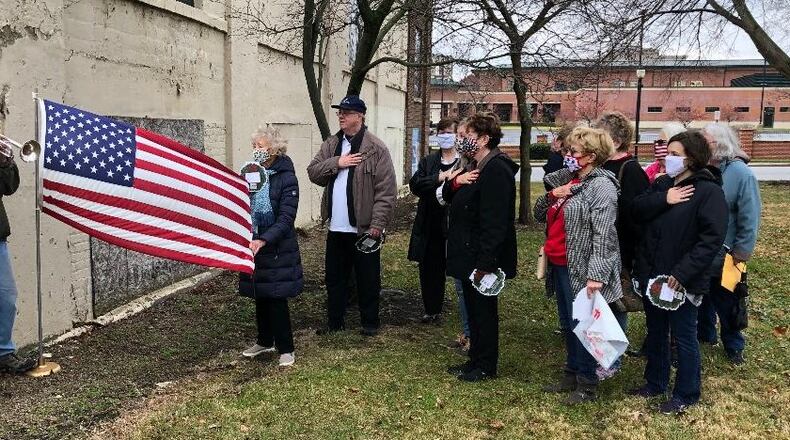 The Lagonda Chapter of Daughters of the American Revolution will honor the U.S. military and veterans from the Revolutionary War and War of 1812 during the second Wreaths Across America ceremony at noon on Dec. 18 at the Springfield Burying Grounds. Another first-time ceremony will also be that same day and time at St. Bernard Cemetery. Both events are open to the public. Photo by Brett Turner