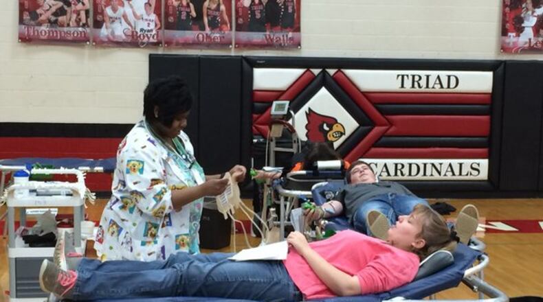 Community Blood Center is hosting several drives this month in Clark and Champaign counties. FILE