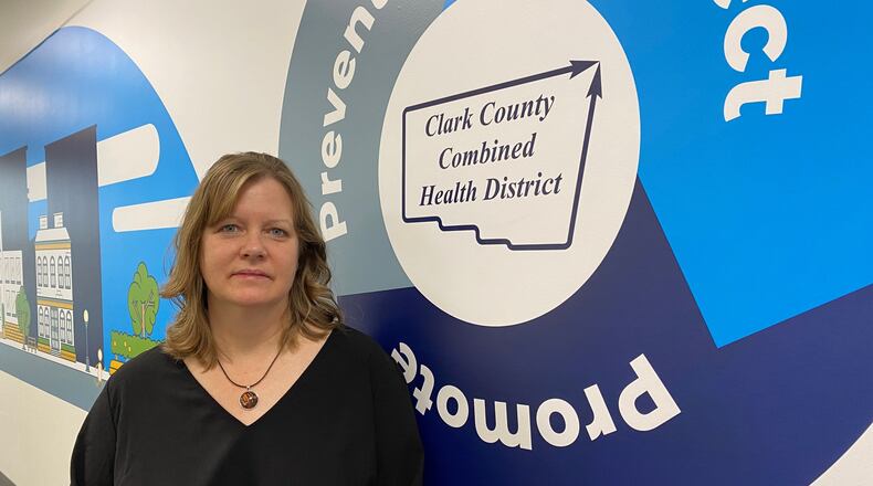 Christina Conover, of Cedarville, has been nursing director of Clark County Combined Health District in Springfield for nearly 20 years.