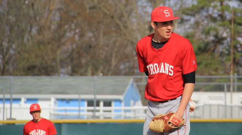Southeastern’s Andrew Lyons pitched the school’s first no-hitter in five years in a 2-0 win over Mechanicsburg on Friday. CONTRIBUTED PHOTO