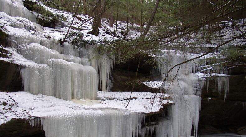 Old Man's Cave trail at Hocking Hills State Park. PHOTO CREDIT: AMY WEIRICK