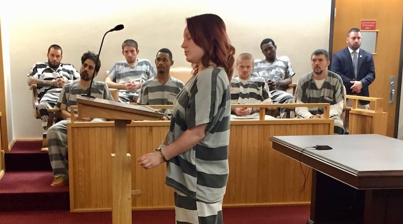 Gloria Hoessli appears in Clark County Municipal Court on Monday. Jeff Guerini/Staff