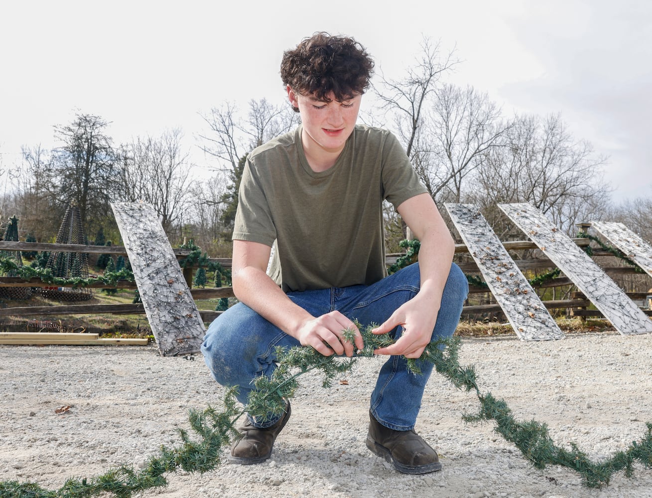 Setup of Clifton Mill Decorations