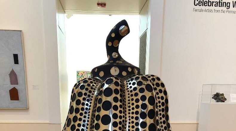 Visitors to the Springfield Museum of Art for its Pumpkin Path Walk event, Oct. 28-30, can view one of the biggest pumpkins in the art world, an 800-pound sculpture by Japanese artist Yayoi Kusama. BRETT TURNER/CONTRIBUTOR